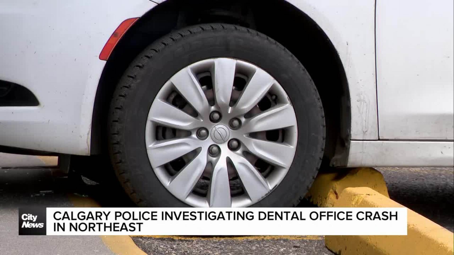 Calgary police investigating dental office crash