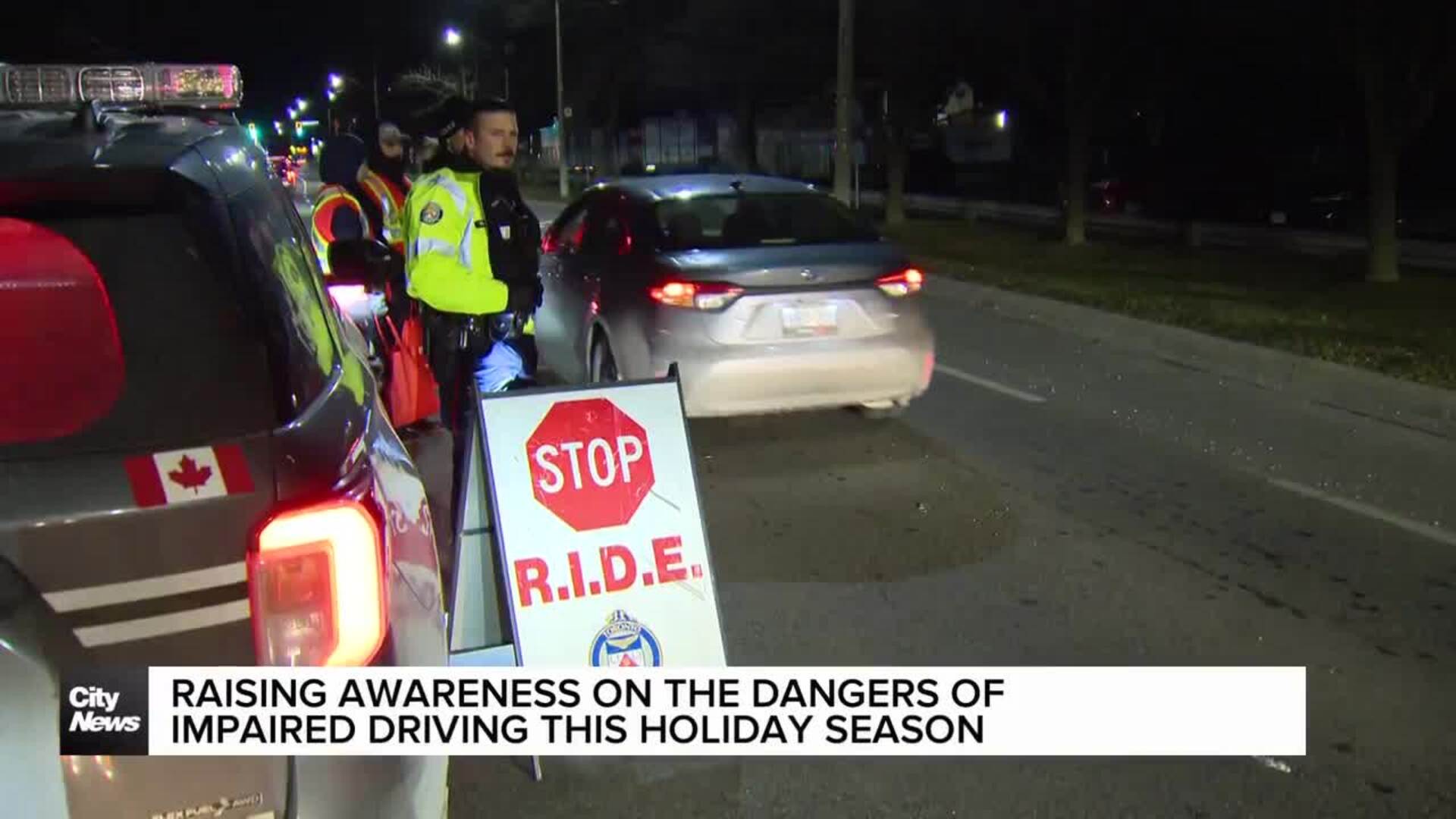 Toronto police launch holiday R.I.D.E program