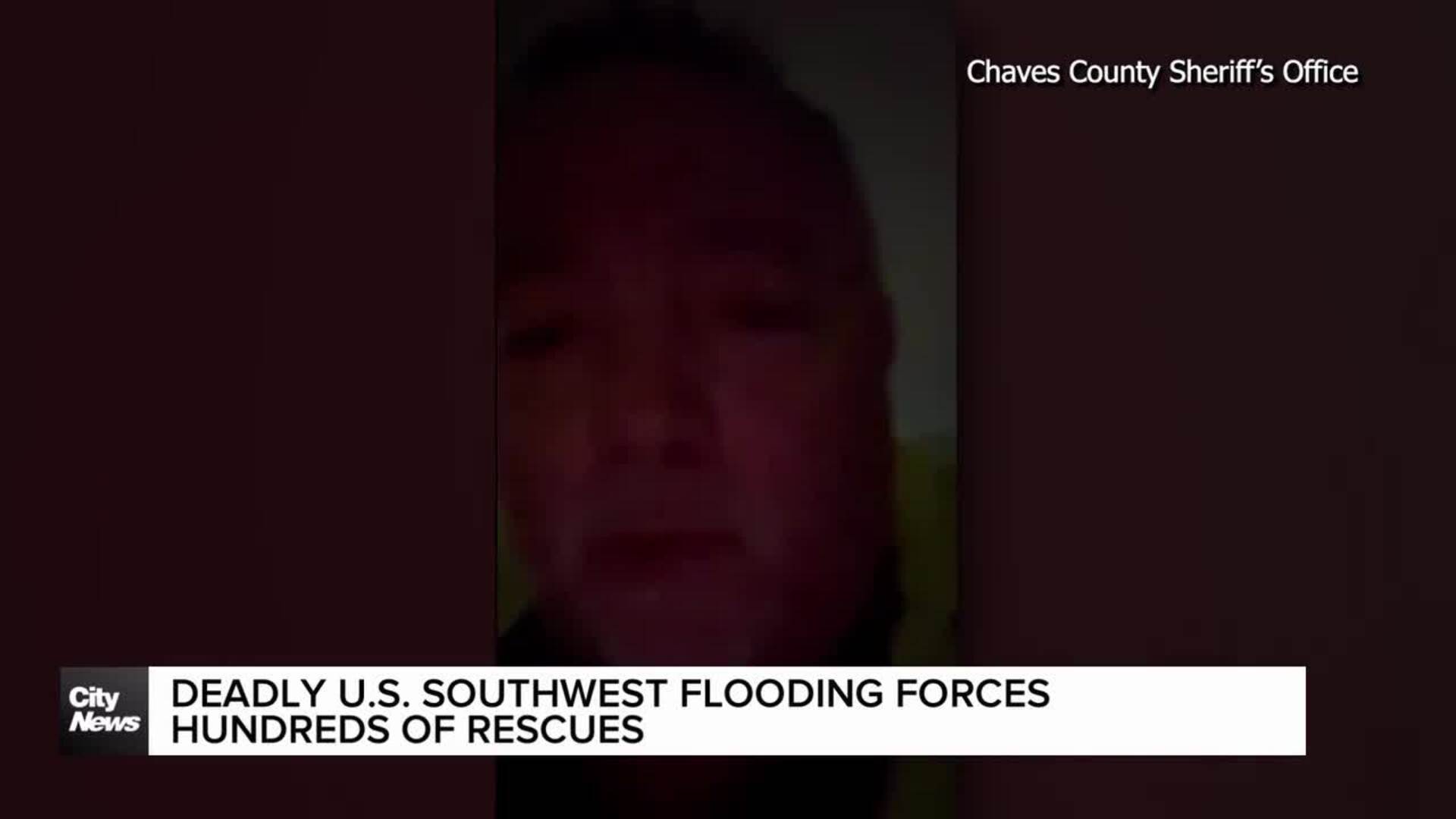 Deadly flooding forces rescues across U.S. southwest