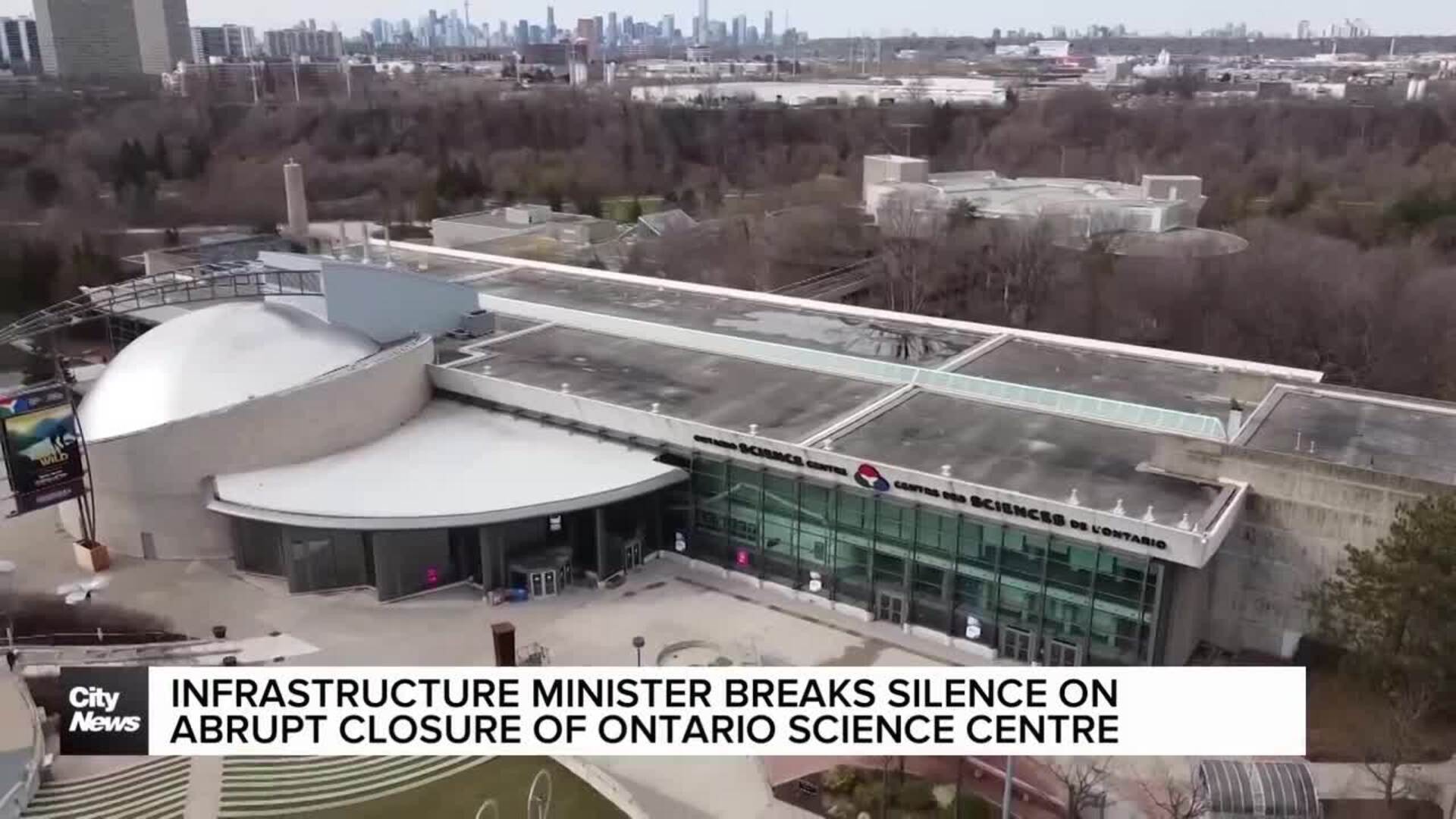 Infrastructure minister breaks silence on Science Centre closure
