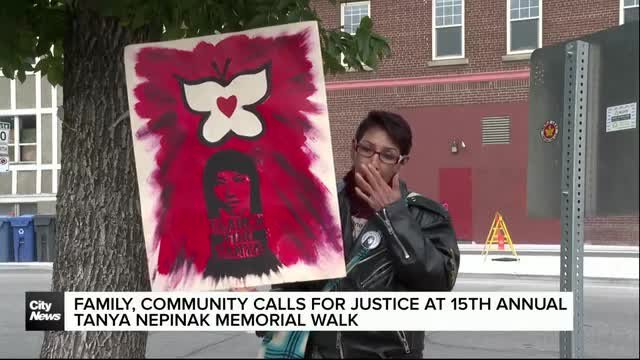 Community walks to honour Tanya Nepinak