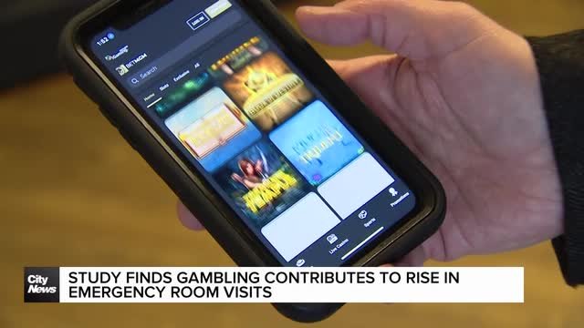 Study finds a rise in emergency room visit due to gambling disorders