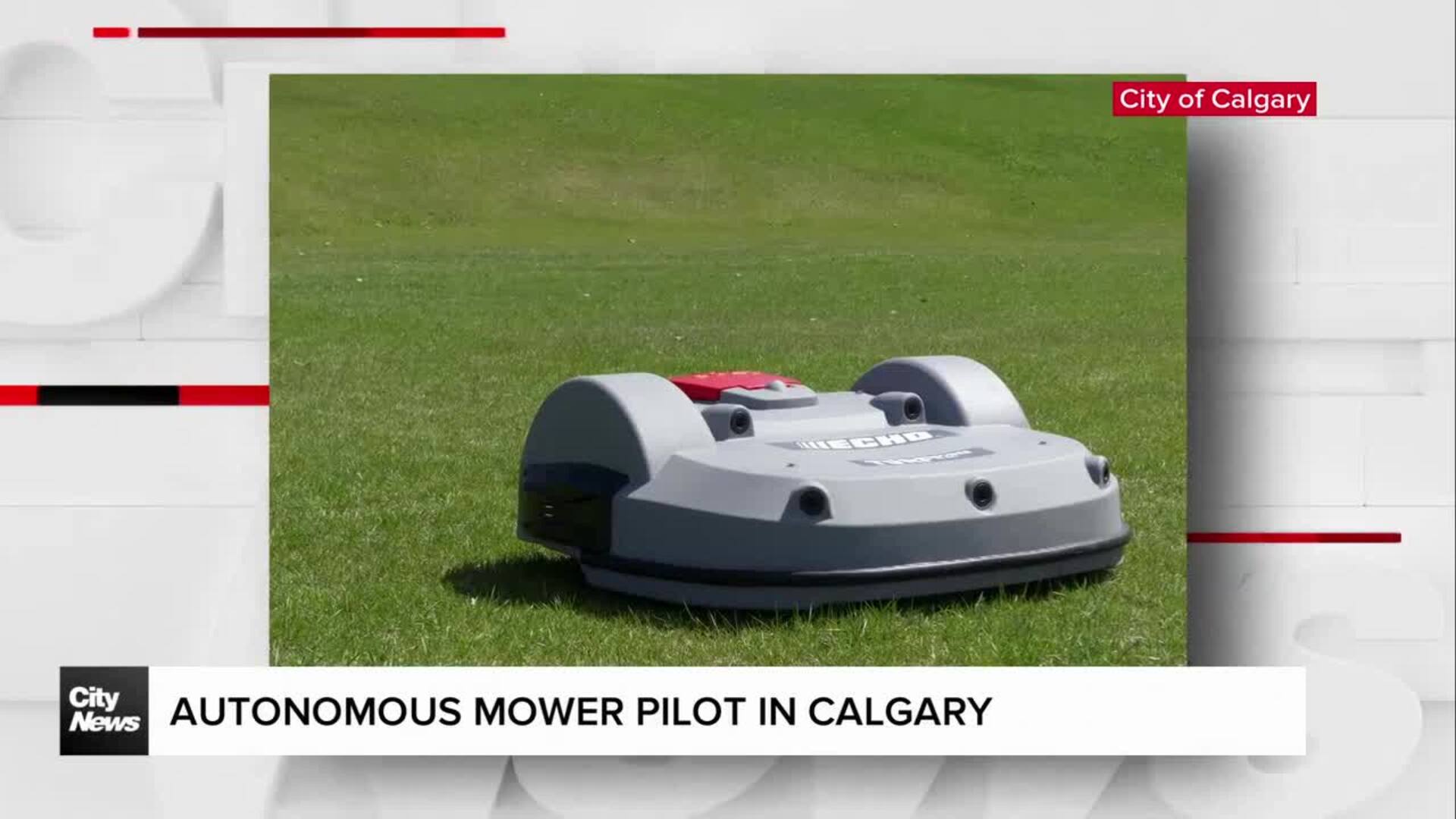Autonomous mower pilot in Calgary