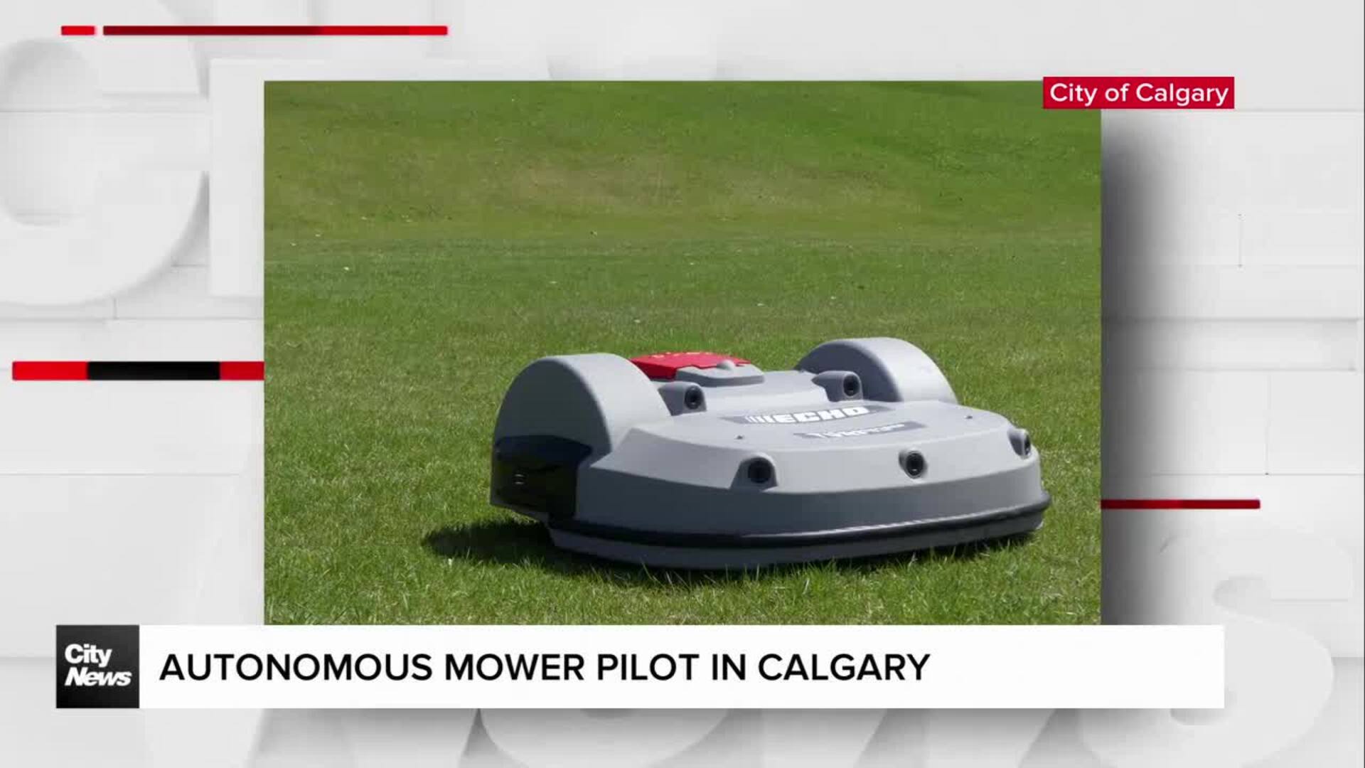 Autonomous mower pilot in Calgary