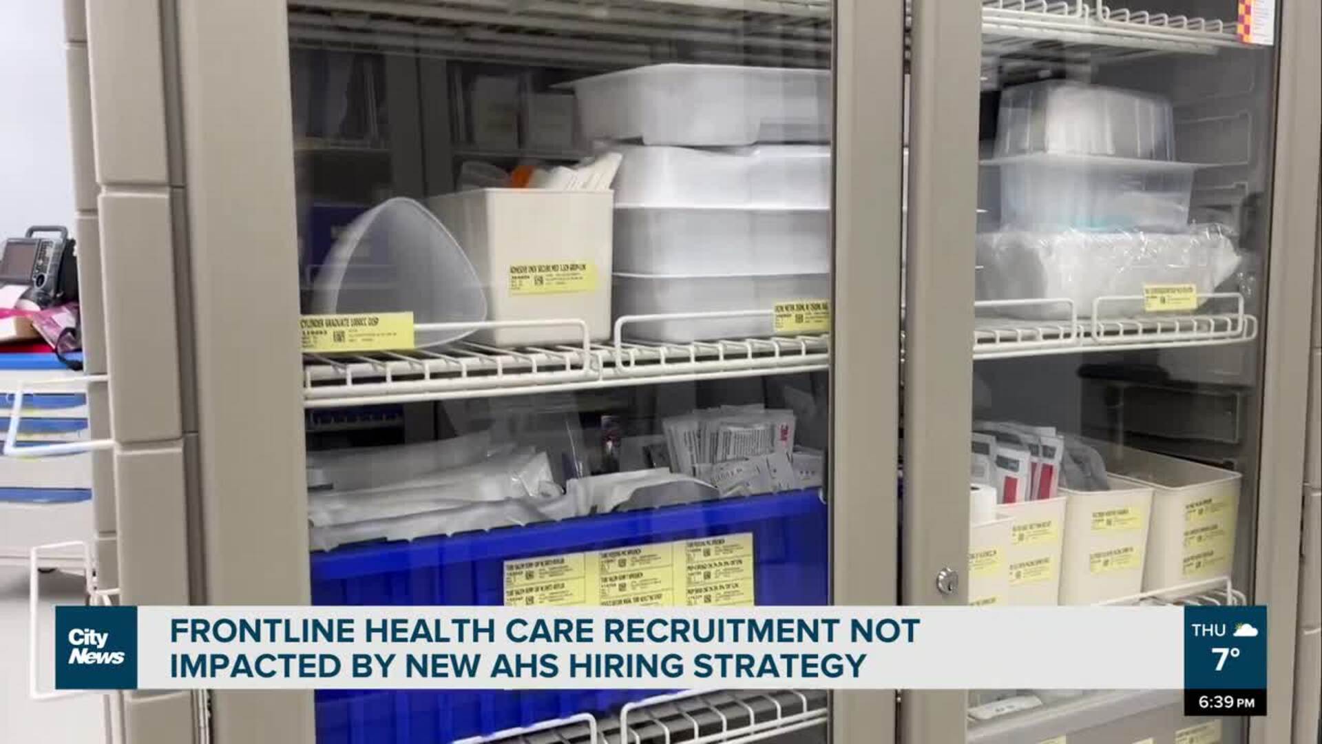 Frontline health care recruitment not impacted by new AHS hiring strategy