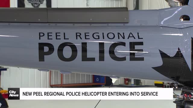 Ontario’s first crime-fighting helicopter has landed in Peel Region