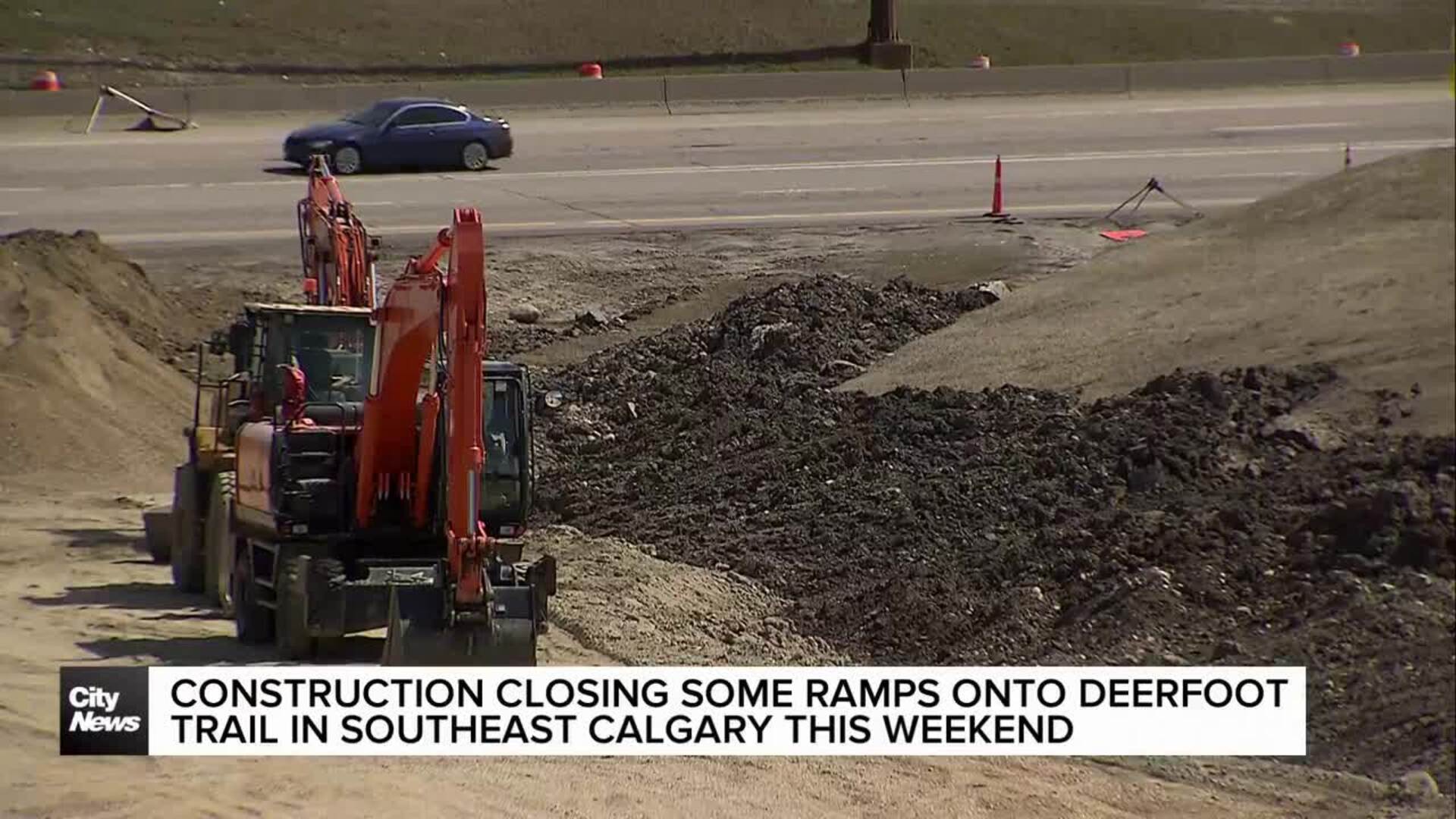 Construction to close some ramps onto Deerfoot Trail