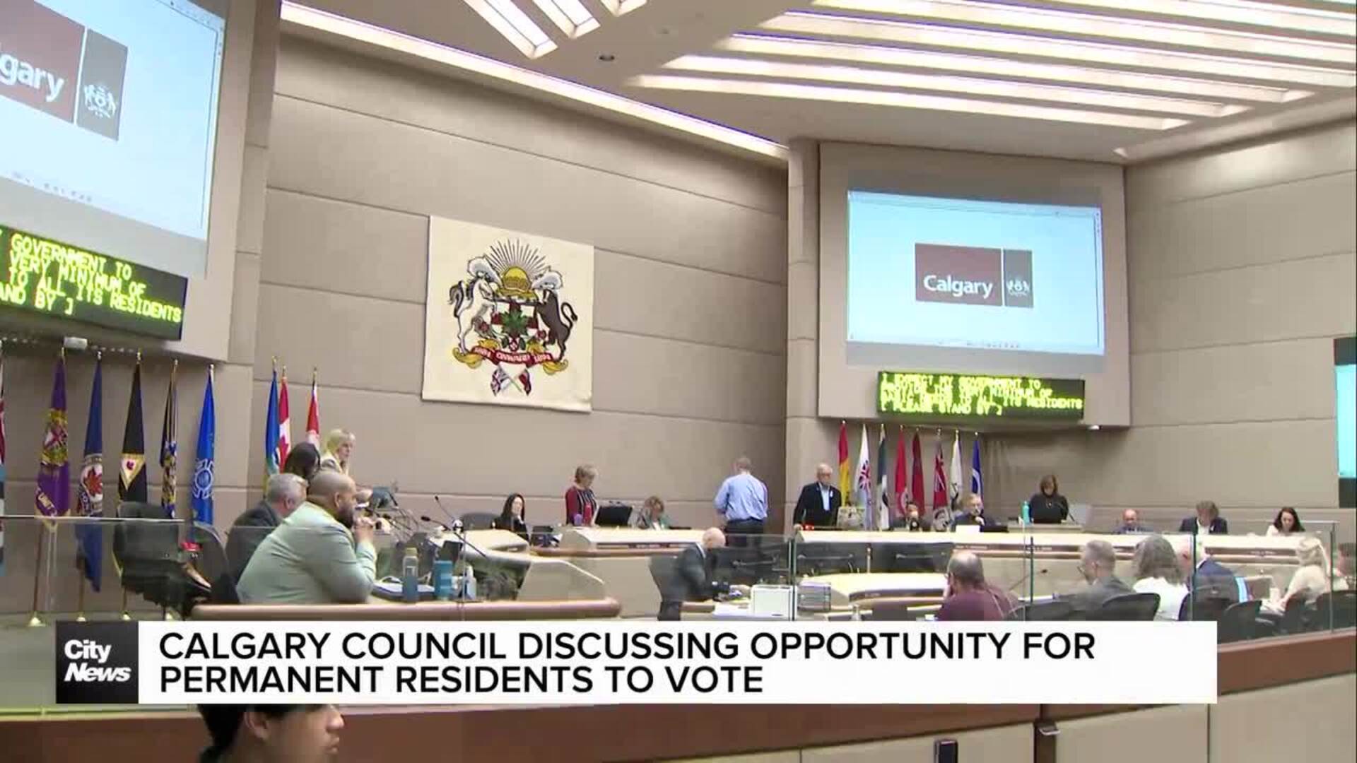 Calgary city council advance motion for permanent residents to vote