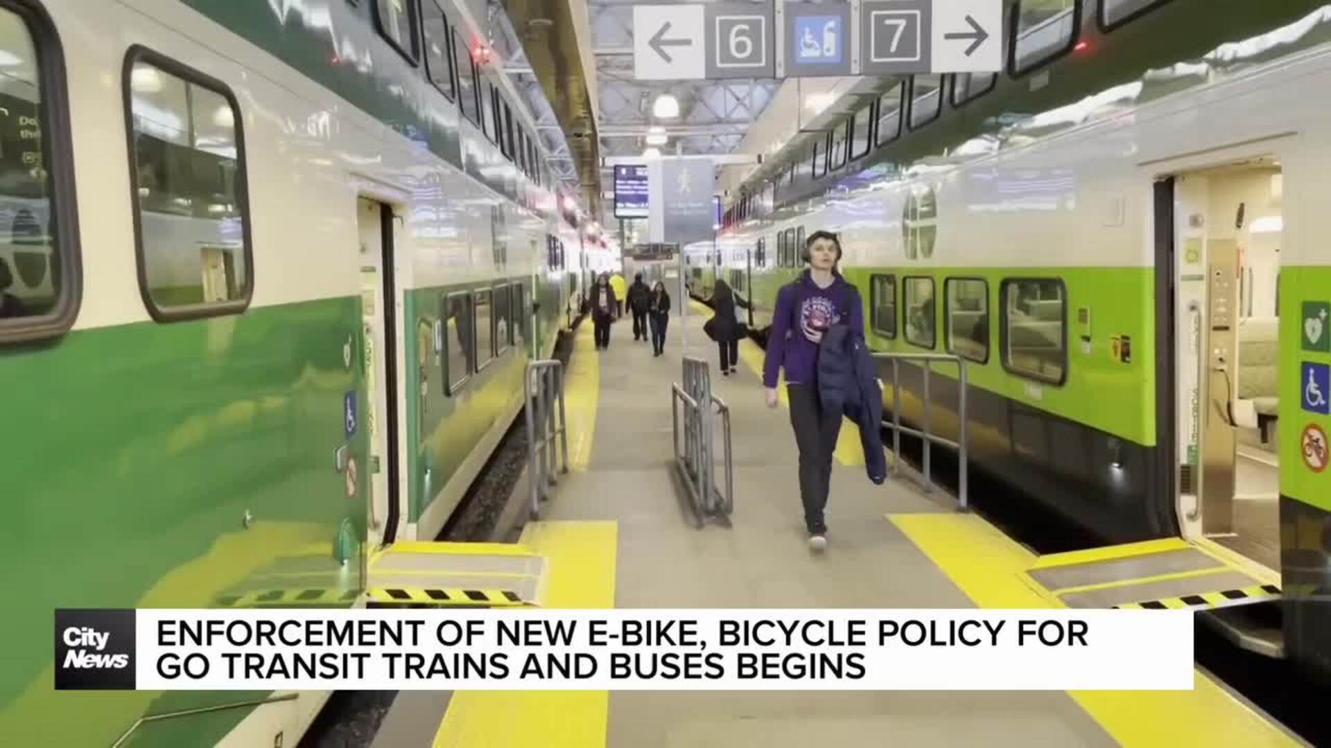 New GO Transit e-bike, bicycle policy begins