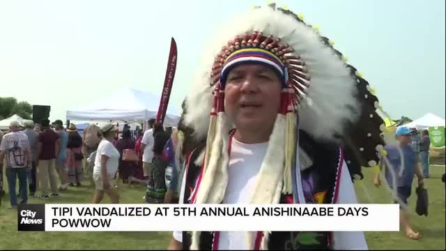 Tipi vandalized at 5th Annual Anishinaabe Days Powwow