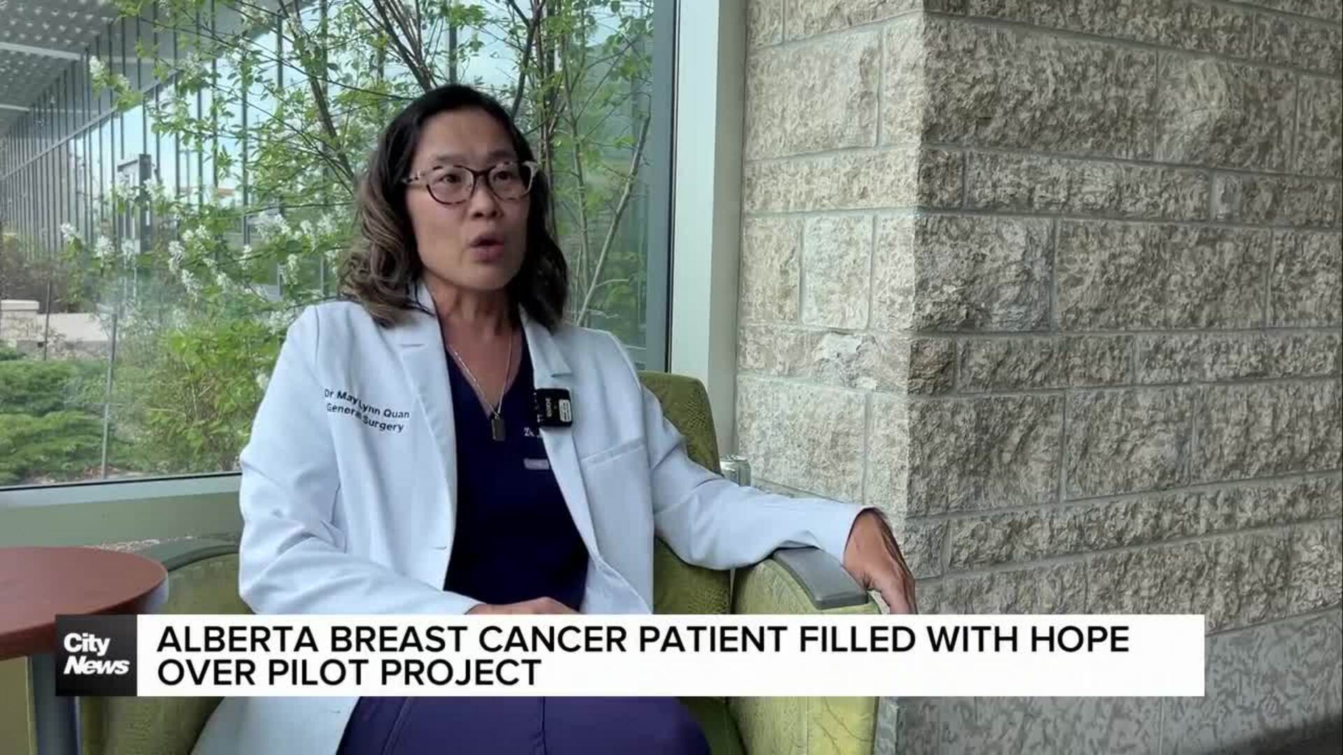 Alberta breast cancer patient filled with hope over pilot project