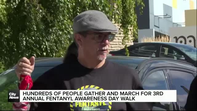 Fentanyl awareness walk brings Winnipeg families together to remember loved ones