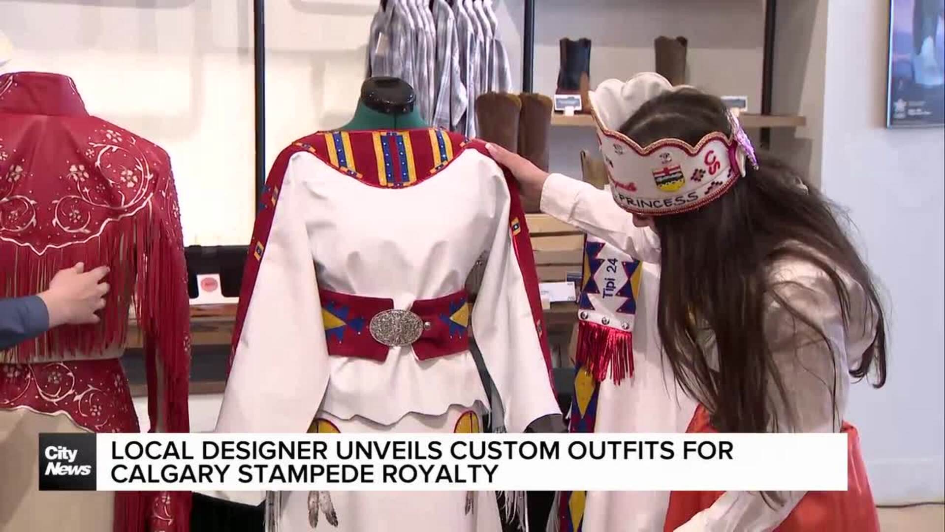 Custom outfits for Calgary Stampede royalty