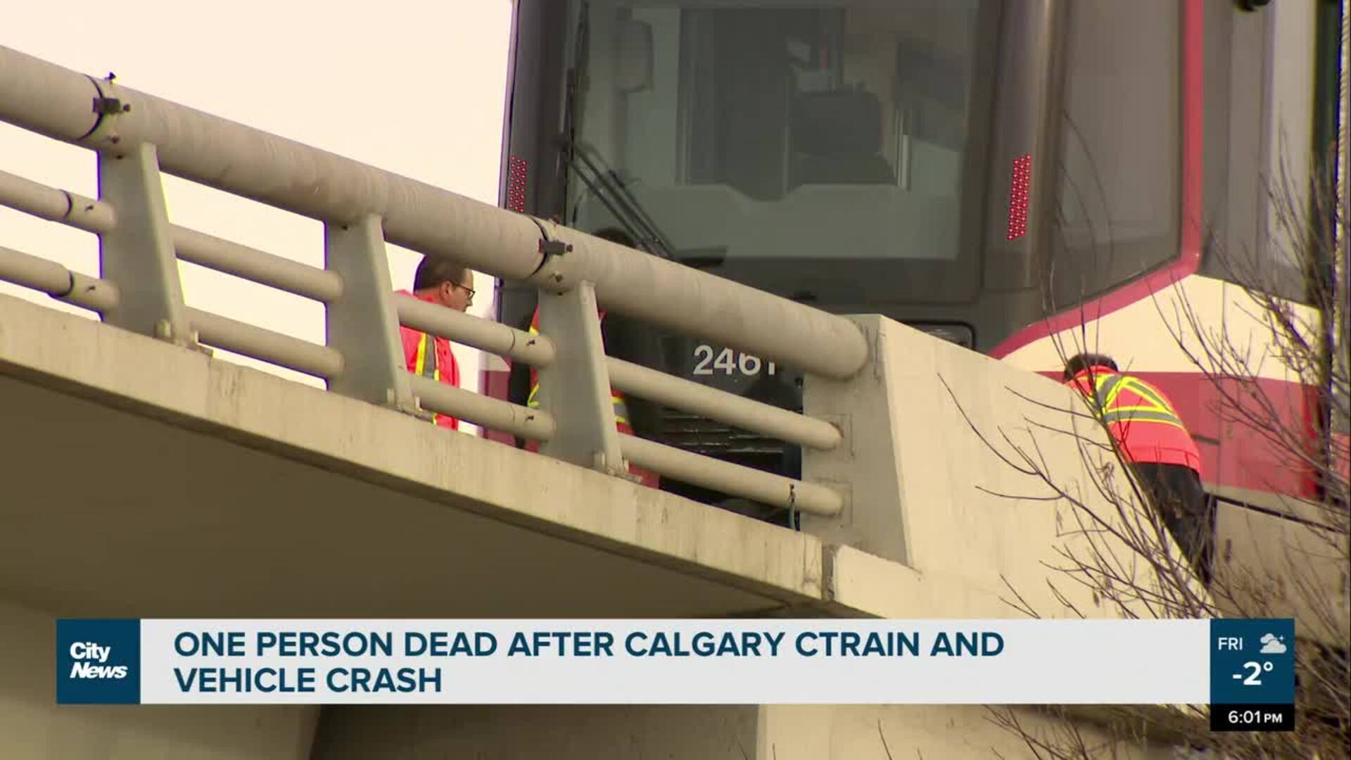 CTrain collision has left one person dead