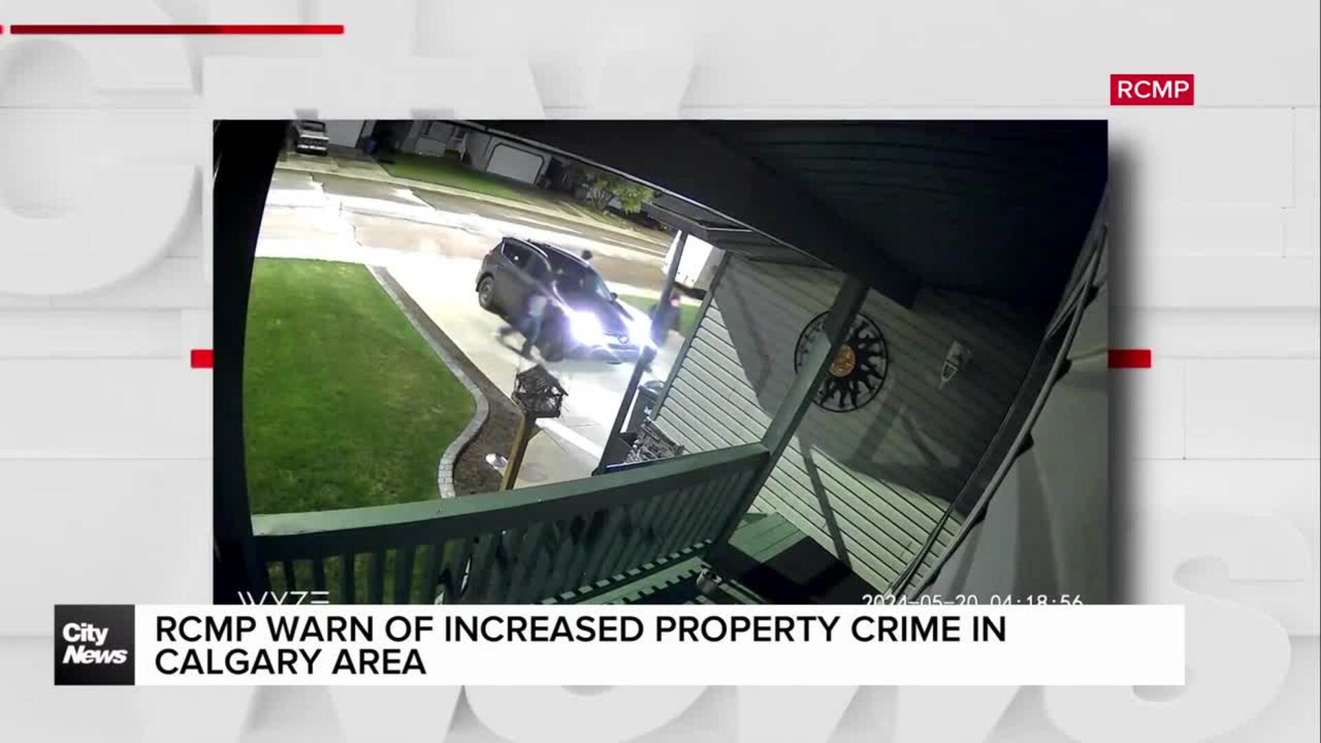 RCMP warn of increased property crime in Calgary area