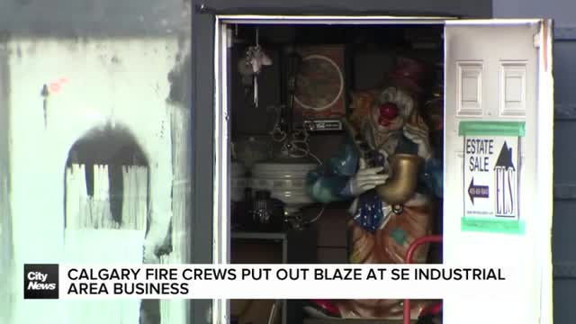 Calgary fire crews put out blaze at SE industrial area business