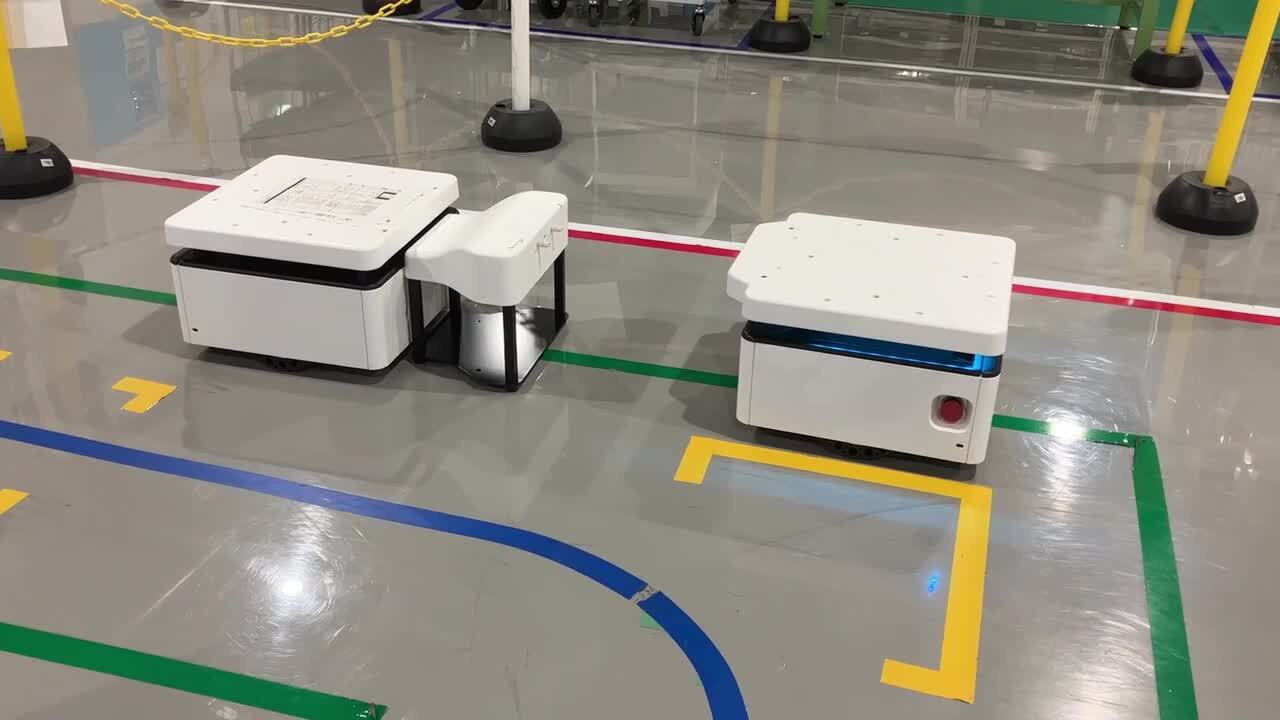 充電ドッキングシステム｜自律移動ロボットKeiganALI｜住友重機械
