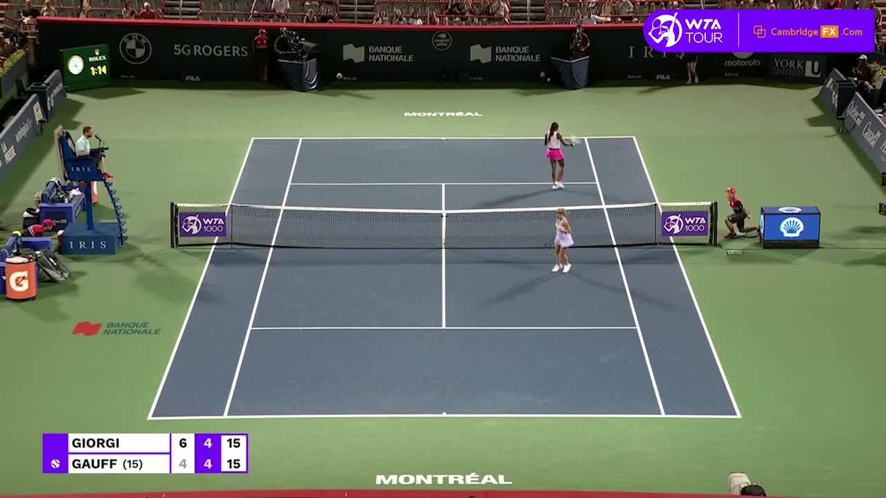 August 2021 Shot of the Month Winner: Camila Giorgi