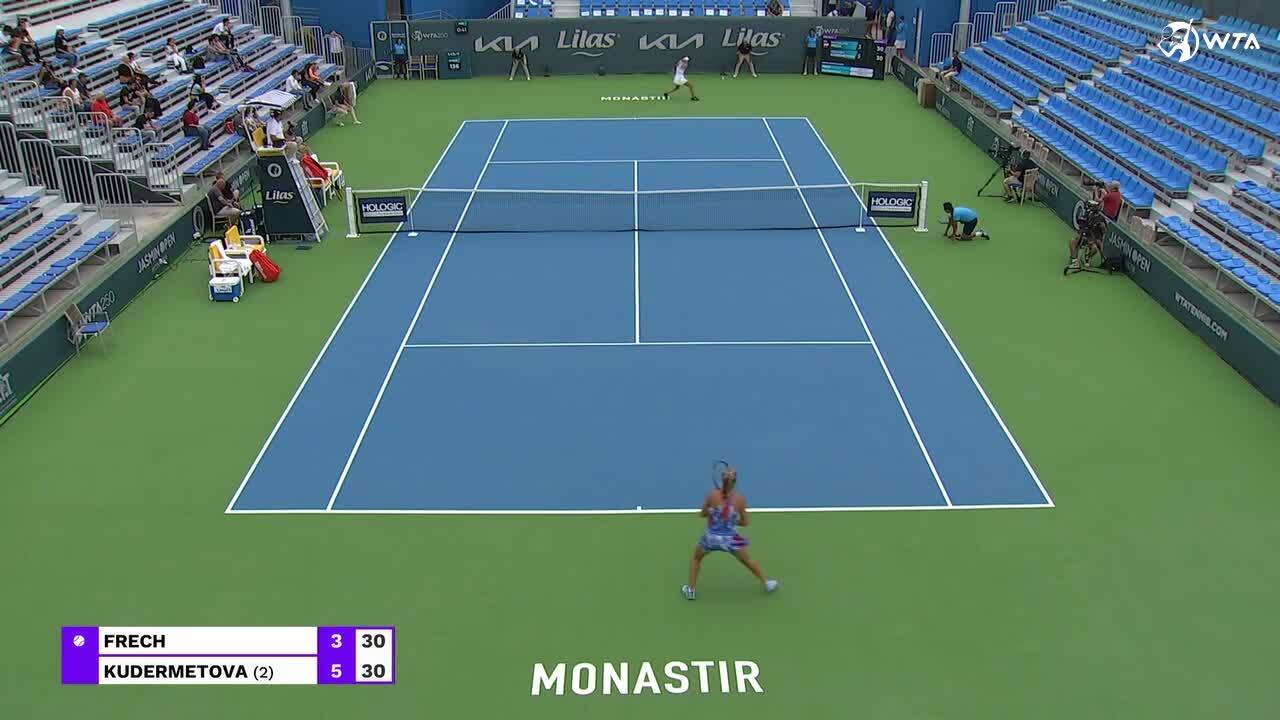 Monastir Kudermetova notches second win vs