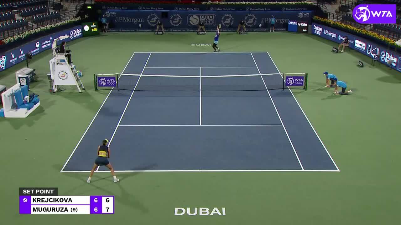 WTA Dubai – Thursday, Feb. 17, 2022 final results – Open Court