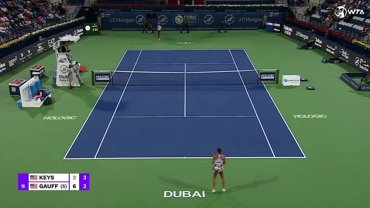 Madison Keys Vs Coco Gauff LIVE Score UPDATE Today WTA Dubai