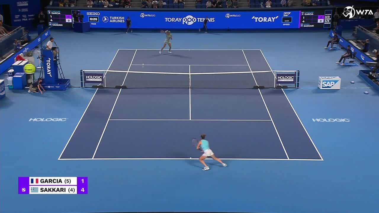 Caroline garcia vs 2025 sakkari