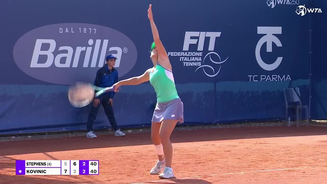 Parma Kovinic edges Stephens in three sets to reach first QF of 2022