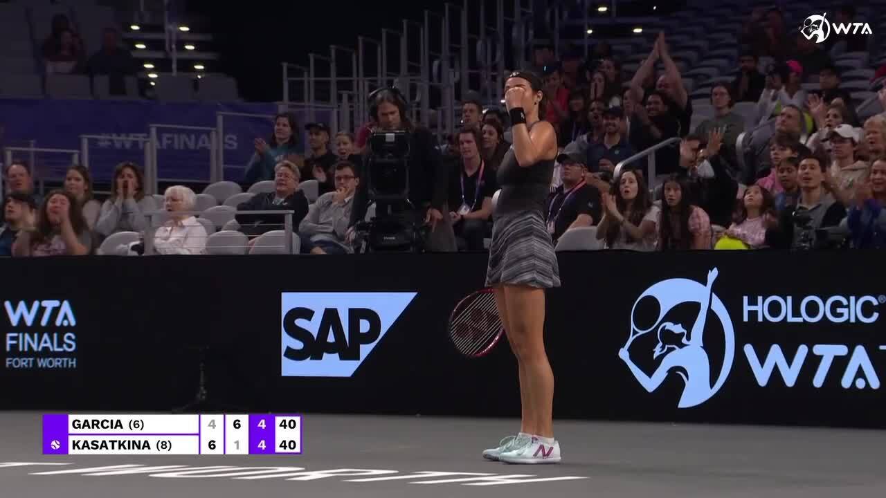 Champions Reel How Caroline Garcia won the 2022 WTA Finals Fort Worth