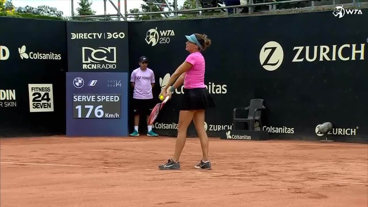 Bogota Defending champion Maria holds off Scott