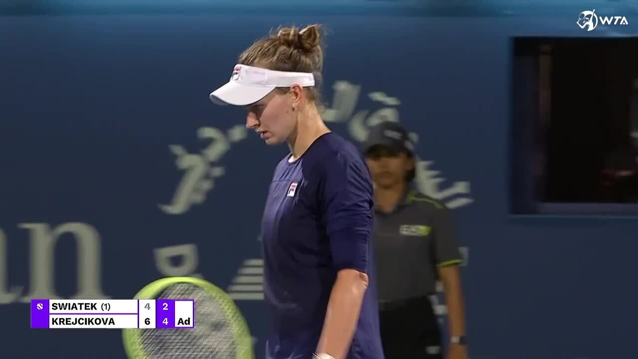 Iga Świątek vs. Barbora Krejčíková: world No. 1 dominant unbeaten stretch  snapped in final of Dubai Tennis Championships