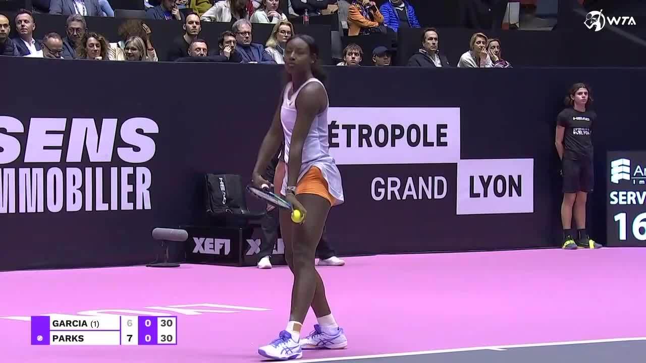 Parks upsets Garcia in Lyon to win first WTA singles title