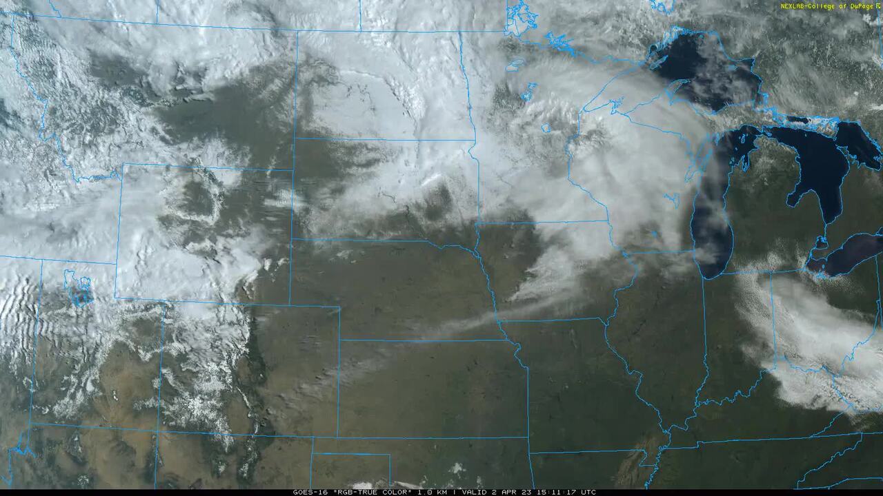 Snowmelt Satellite Loop