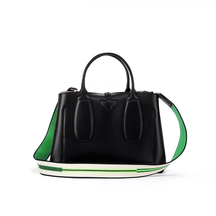Roseau M Handbag Black - Leather (10058HCN001)