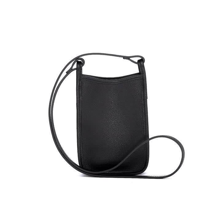 Le Foulonné Phone case Black - Leather | Longchamp CA