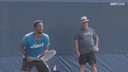 Monfils Puts In The Hard Yards Ahead Of His US Open 2021 First Round
