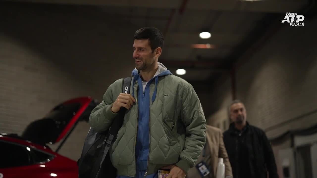 Watch Djokovic Arrive For Turin Final Video Search Results ATP Tour Tennis