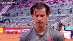 Thiem On Return: 'I'm Really Happy The Way I Played'