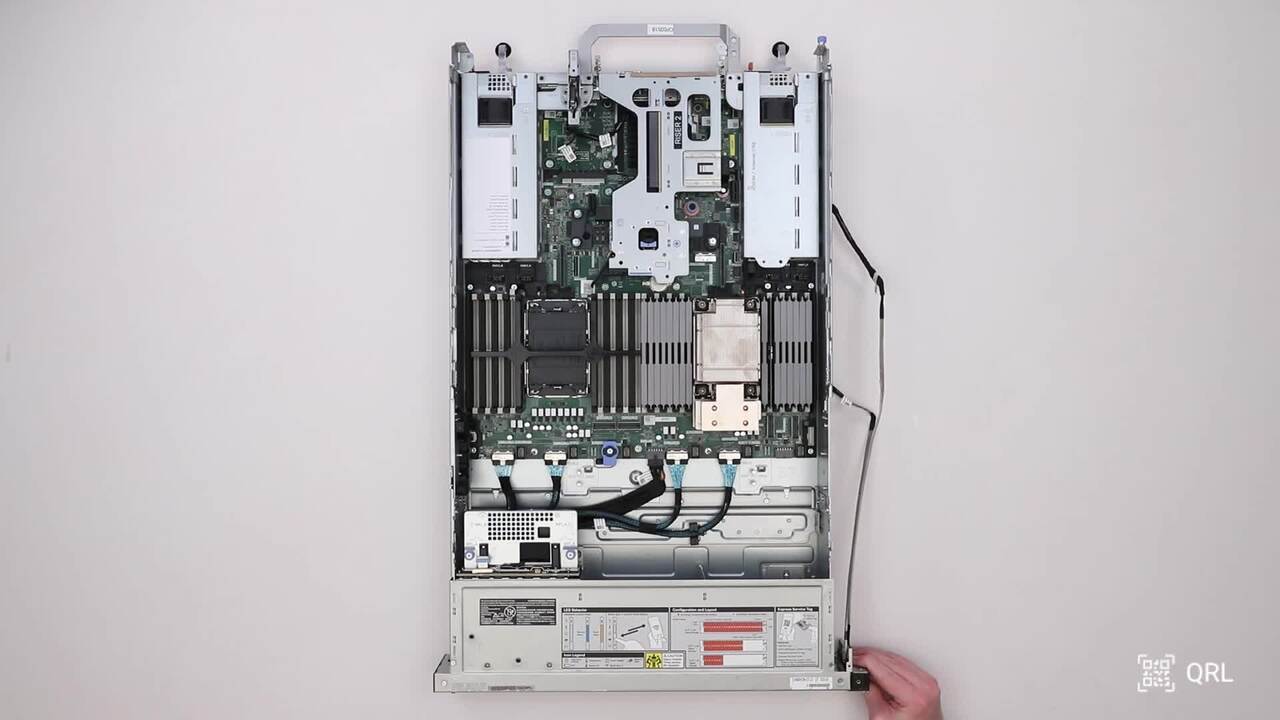 how to replace right control panel for poweredge r760 | dell