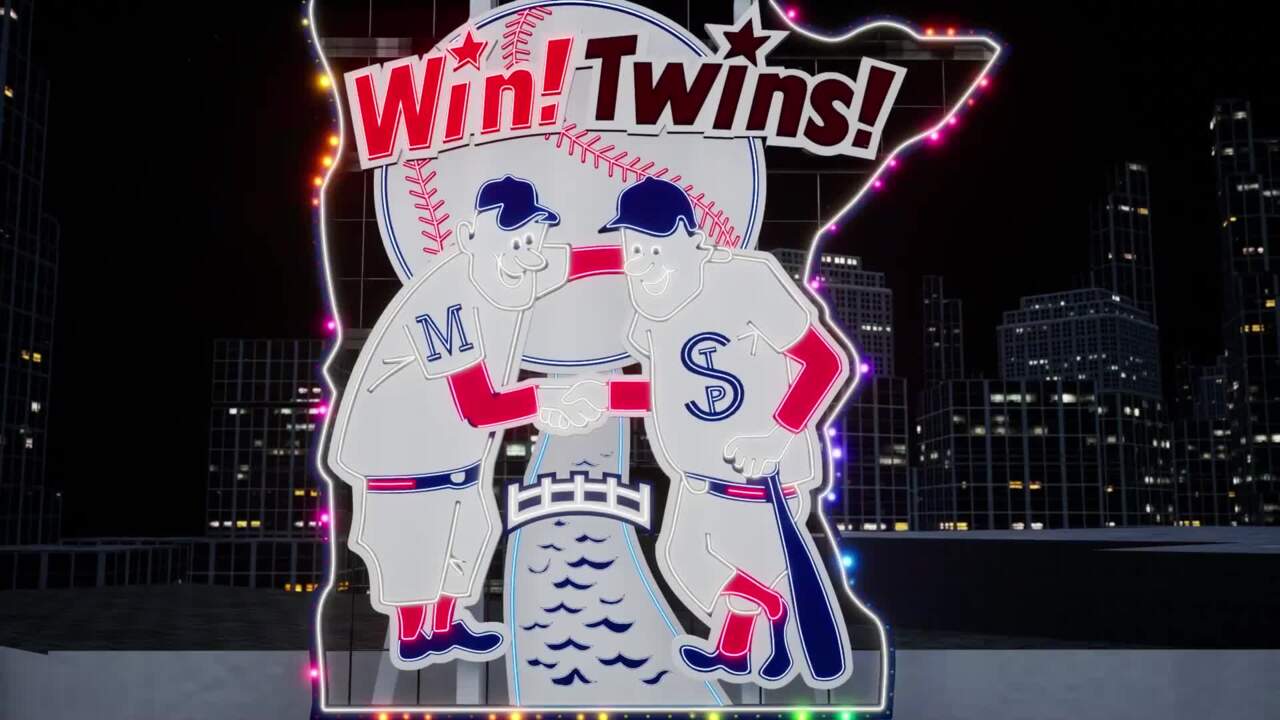 Minnesota Twins upgrade celebration sign at Target Field