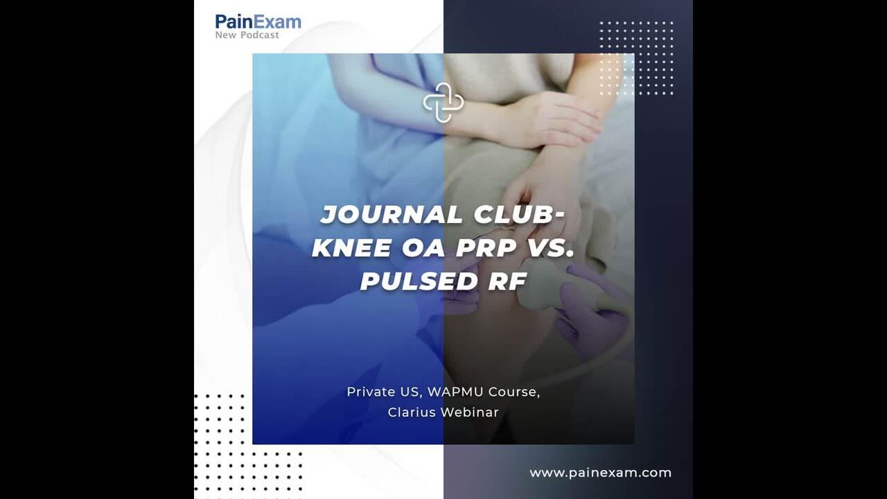 prp vs bpc 157 Knee OA PRP vs. Pulsed RF