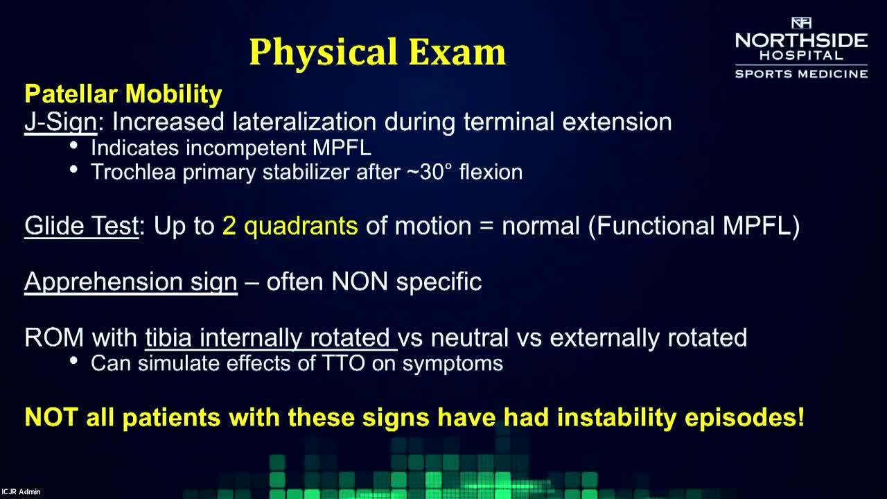 Approach to Patellar Instability | VuMedi