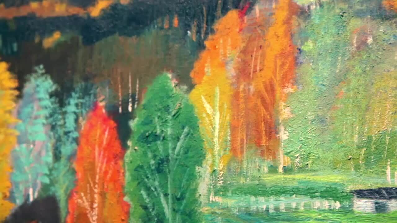 拍品特写 ─ 林风眠《山村》
 auction at Christies