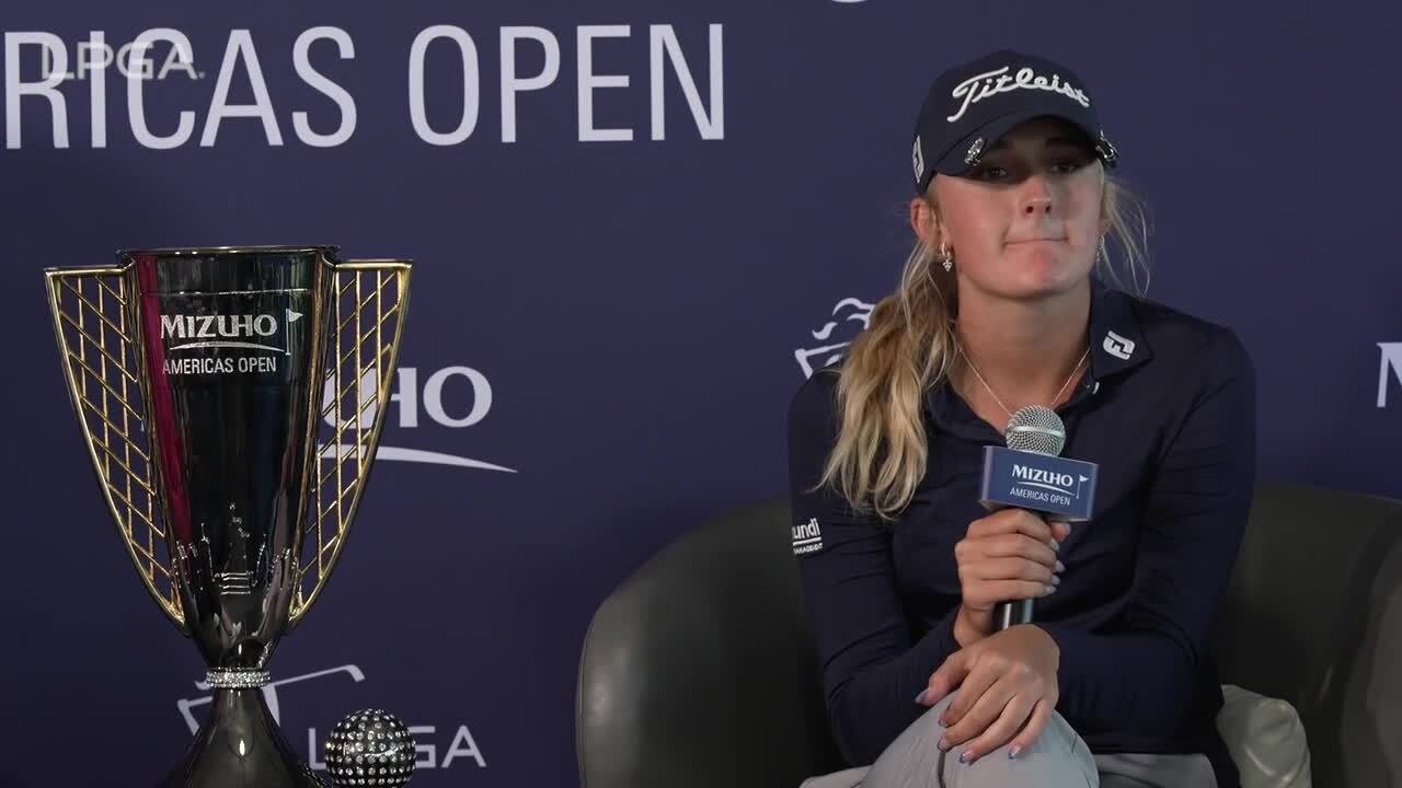 Gianna Clemente Winning Press Conference | 2024 Mizuho Americas Open