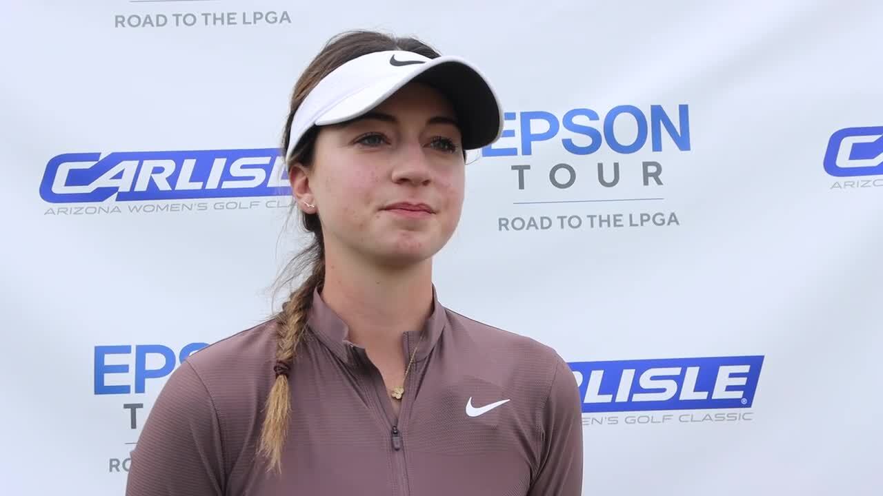 Gabriela Ruffels Third Round Interview | 2023 Carlisle Arizona Women’s Golf Classic