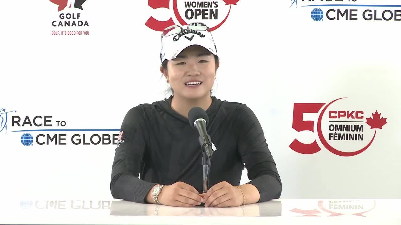 Rose Zhang Third Round Interview | 2024 CPKC Women's Open