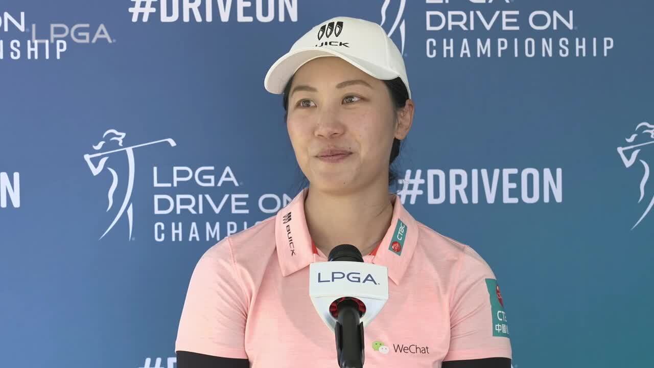 Xiyu Lin First Round Interview | 2024 LPGA Drive On Championship | LPGA ...