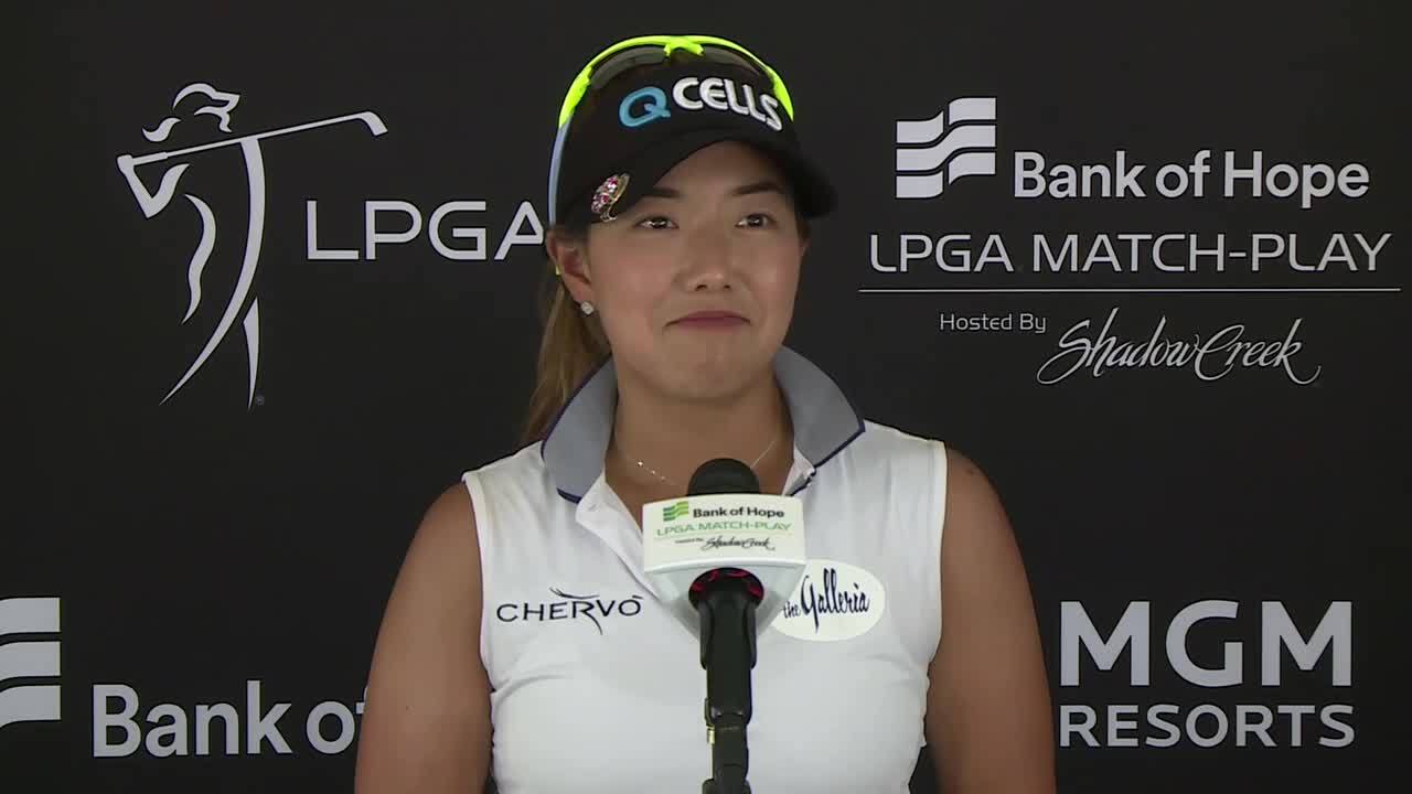 Jenny Shin Day Three Interview at the 2021 Bank of Hope LPGA Match-Play |  LPGA | Ladies Professional Golf Association