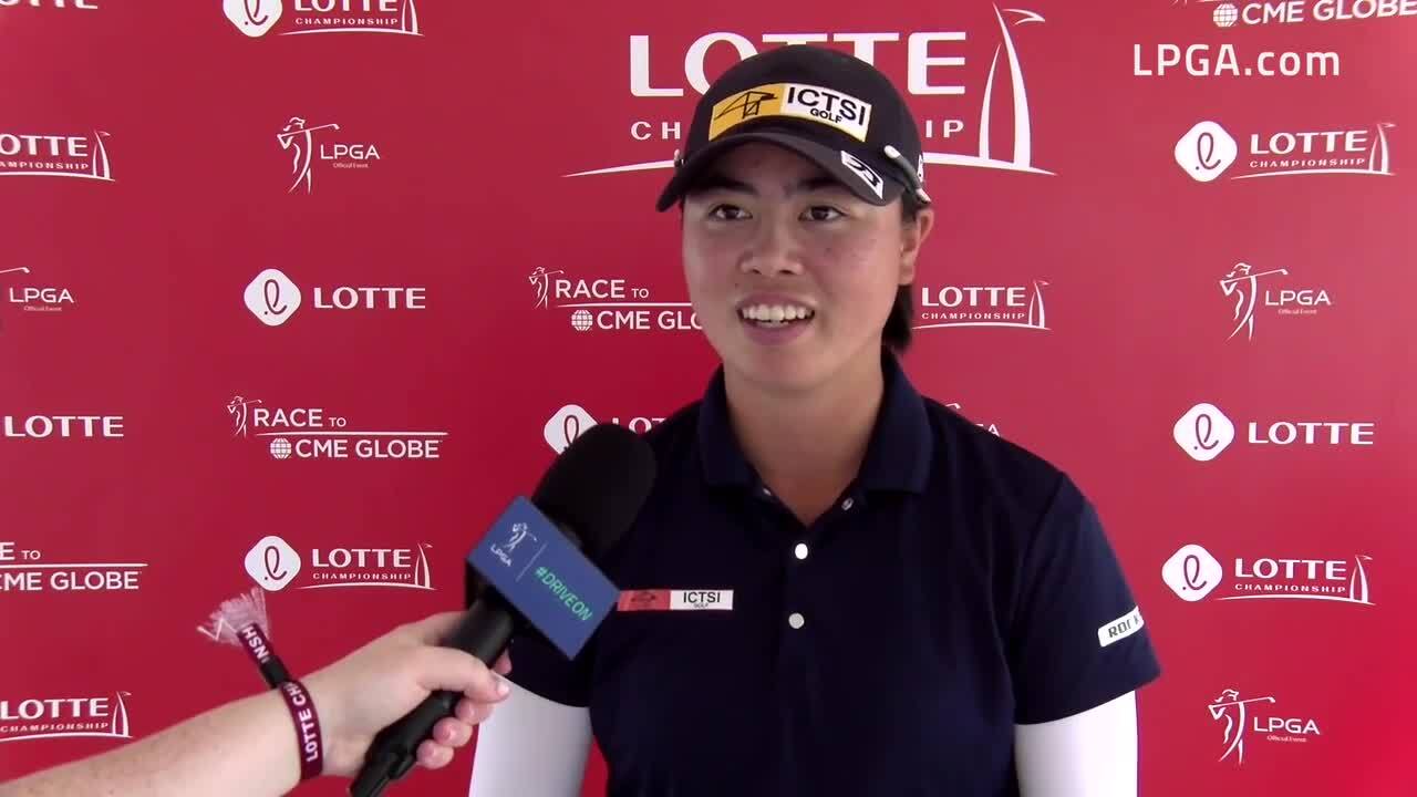 Yuka Saso Second Round Interview At The 2021 Lotte Championship Lpga Ladies Professional Golf Association