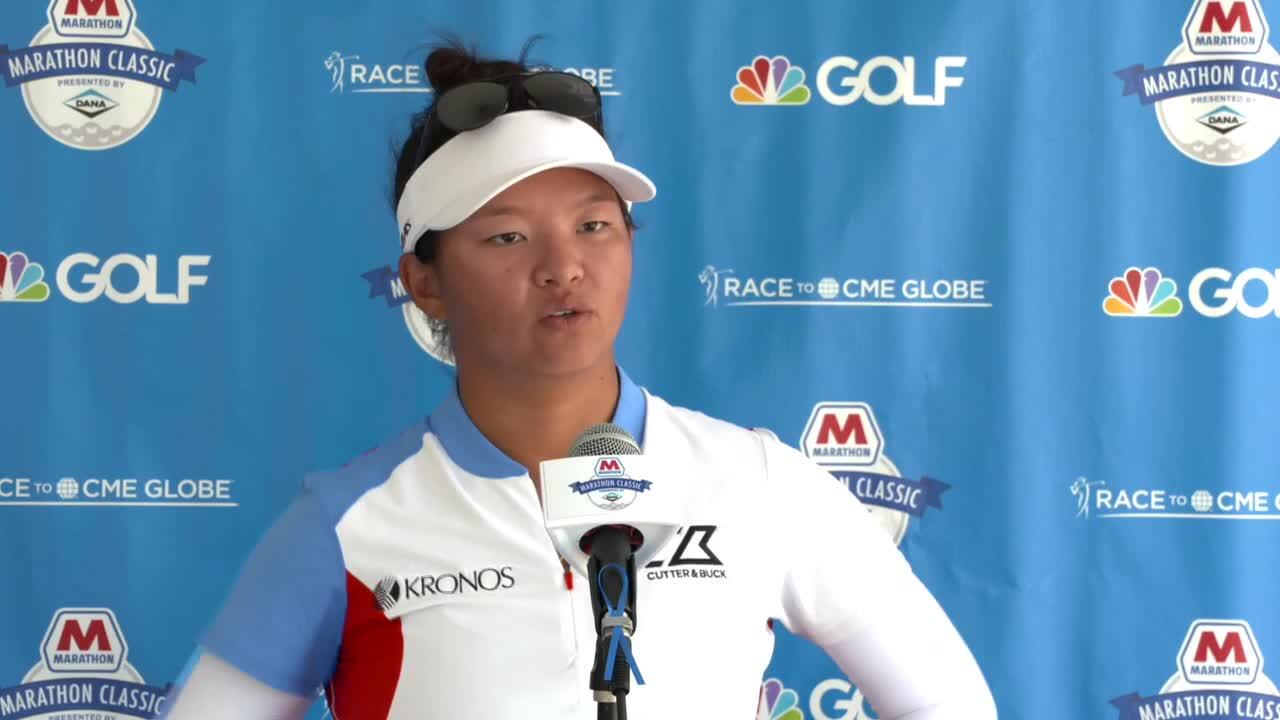 Megan Khang Round 2 Interview at the Marathon LPGA Classic | Epson Tour