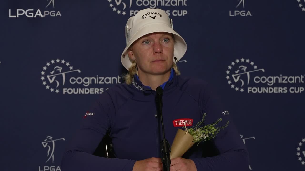Madelene Sagstrom Final Round Press Conference | 2024 Cognizant Founders Cup
